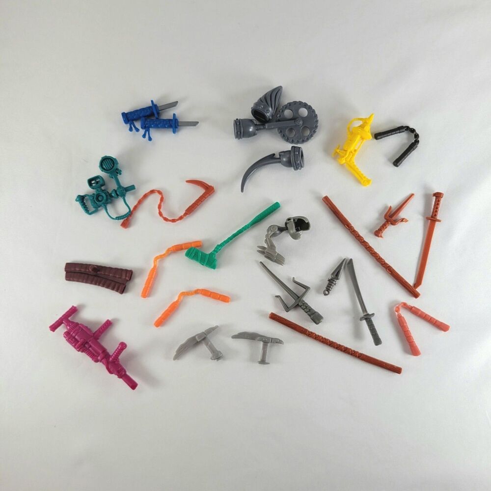 Vintage TMNT Accessories 80s 90s Weapons Parts Teenage Mutant Ninja Turtles
